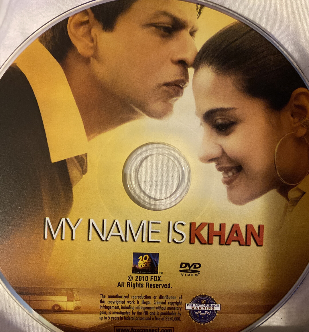 My Name Is Khan 2010 2 Dvd Set In Hindi W Eng Subtitles Bollywood Indian Ci For Sale Online Ebay