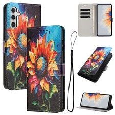 Floral Wallet Phone Case for Samsung A16 5G/A26 5G/A36 5G PU Leather Flip Cover