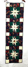Handmade Quilted Christmas Table Runner 51" x 14.5"