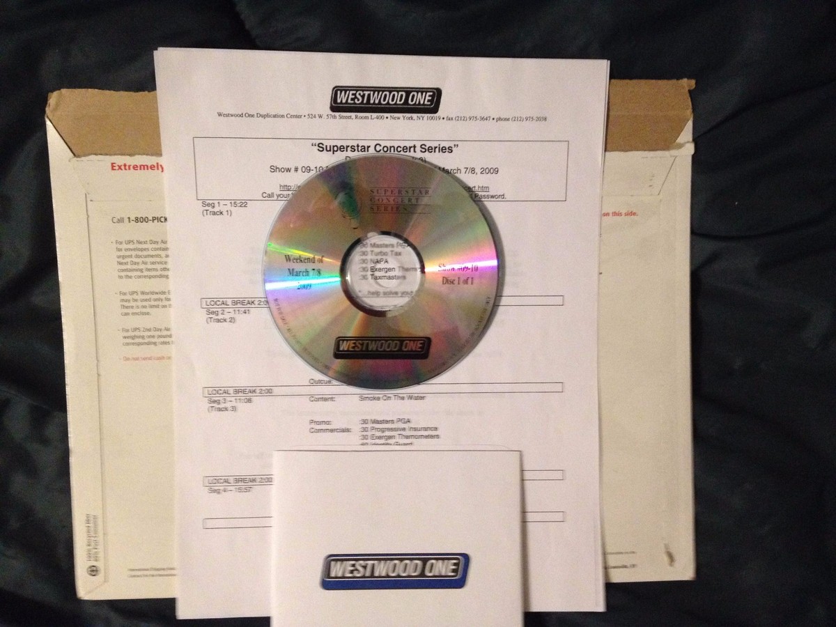 Radio Show: SUPERSTAR CONCERT #04-34 PAUL RODGERS 1 CD/9 TUNES 