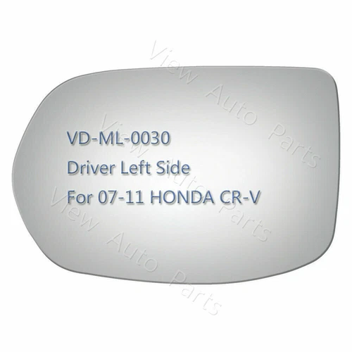 For 2007-2011 Honda CR-V Outside Door Mirror Glass Driver Side LH Replacement