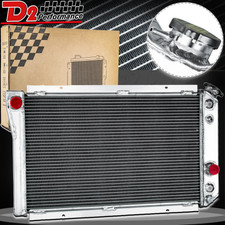 Cu829 3 Row Aluminum Radiator For 1982-2002 Chevy S10 Blazer Corvette 5.7l V8 At