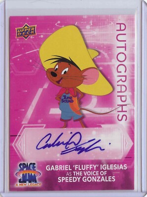 Space Jam A New Legacy Gabriel Iglesias Speedy Gonzales Autograph