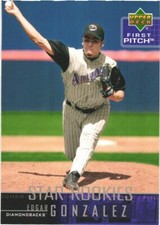 2004 Upper Deck First Pitch #2 Edgar Gonzalez  Arizona Diamondbacks Star Rookie