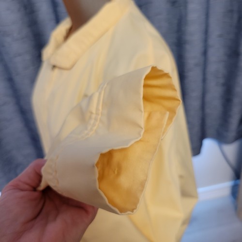 Vtg Fox JC Penney Butter Yellow Jacket Men’s Size Large Full Zip READ - Picture 4 of 7