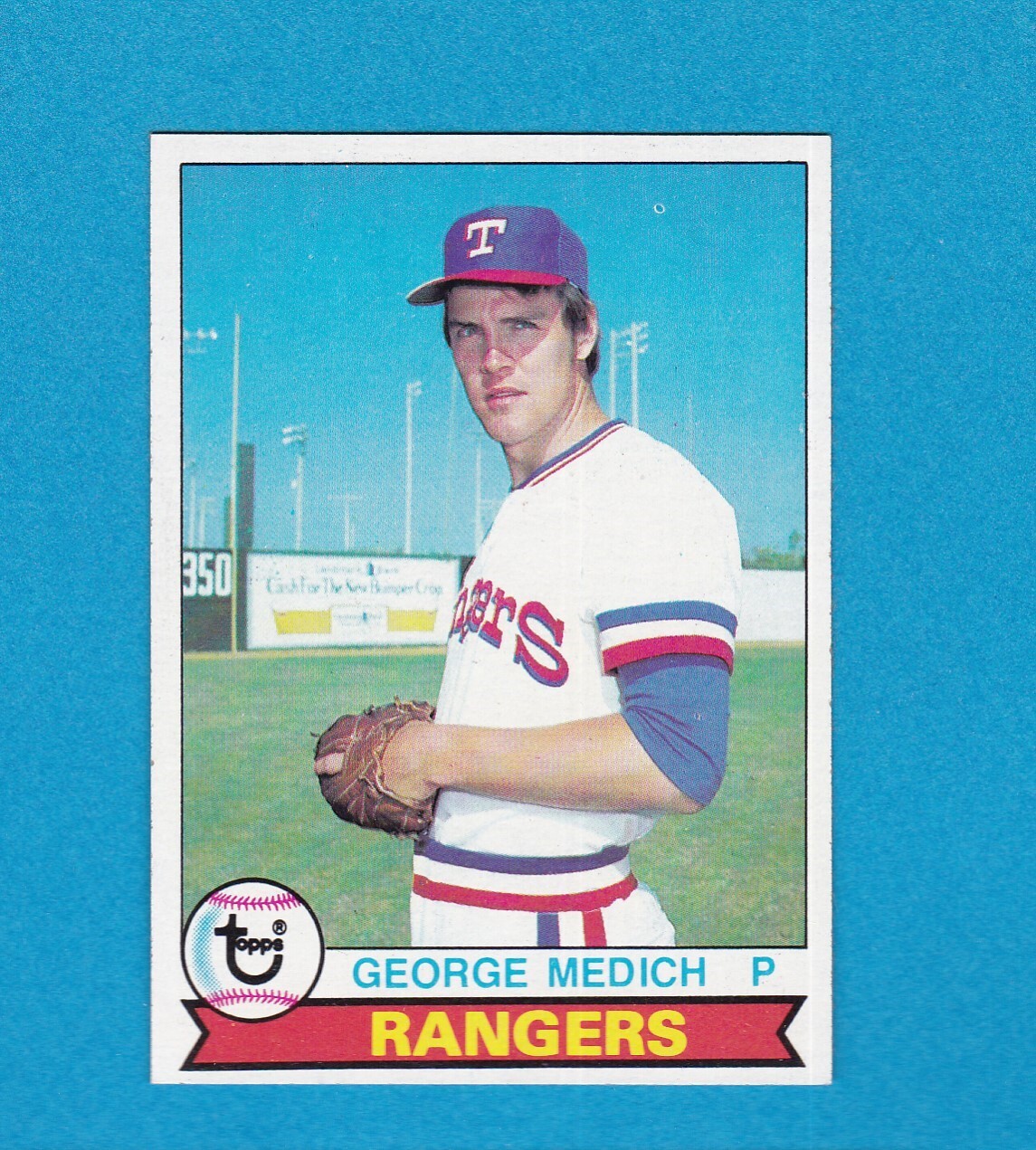 1979 TOPPS BASEBALL SET BREAK 657 GEORGE MEDICH RANGERS NM/MT