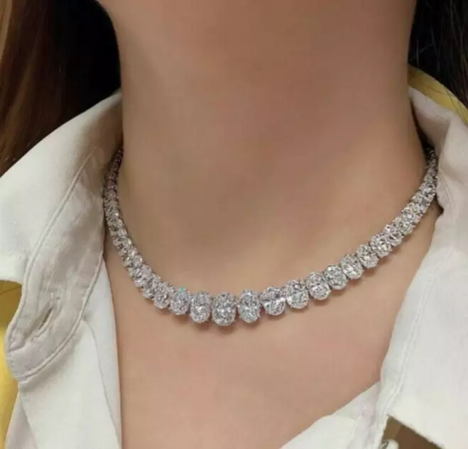 15.46ct Diamond Rivière Necklace - Smith & Green Jewellers