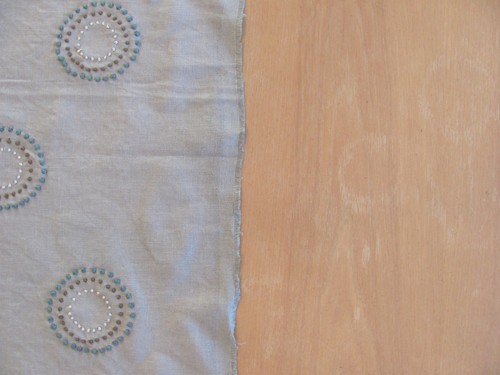 Chelsea Editions Discontinued Fabric in Blue, Brown, and White 4+ Yards - Picture 5 of 7