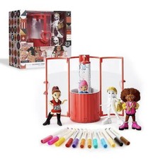 FAO Schwarz Street Chic Fashionistas Wash-And-Color Design Dolls 23pc New