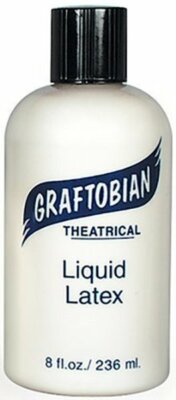 Graftobian Liquid Latex Costume Makeup Clear 8 oz