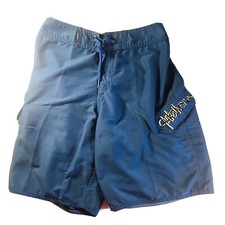QUICKSILVER Size 28 Board Shorts 1 pocket Polyester stitched QUIKSILVER