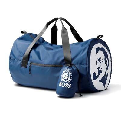 BOSS COFFEE ボストンバッグ Limited Edition Japan Suntory Boss Coffee Boston Duffle Bag Blue
