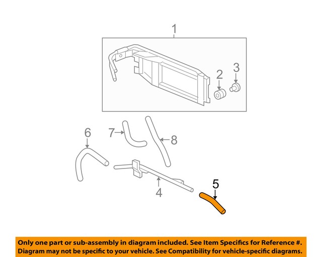 HONDA OEM 0914 Ridgeline 3.5LV6 Transmission OilCooler line