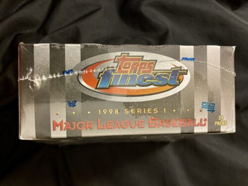 1998 TOPPS FINEST SERIES 1 FACTORY SEALED HOBBY BASEBALL BOX! 24 Packs SCARCE!!! - Picture 4 of 6