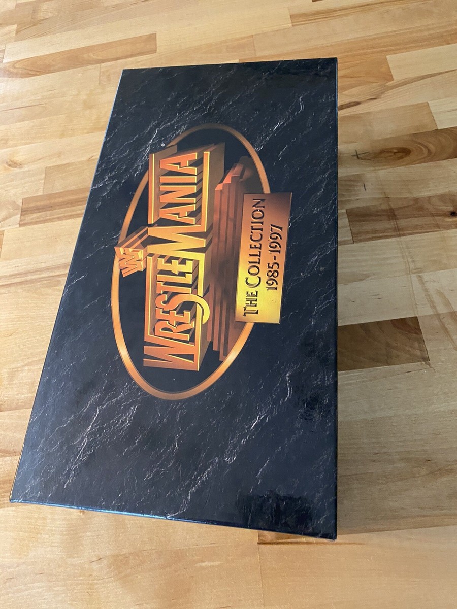 Vintage WWF WrestleMania - The Legacy VHS Box Set Volumes 1