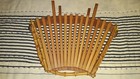 Vintage Folding Bamboo Fruit Napkins Holder  — photo 2
