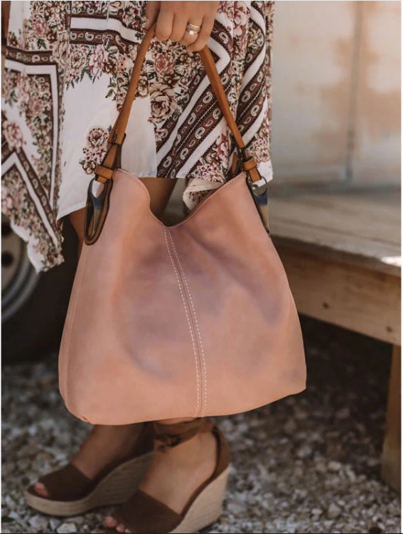 Hobo Bags For Women, Slouchy Handbags, Vegan Leather Bag, Bohemian, Le-Miel