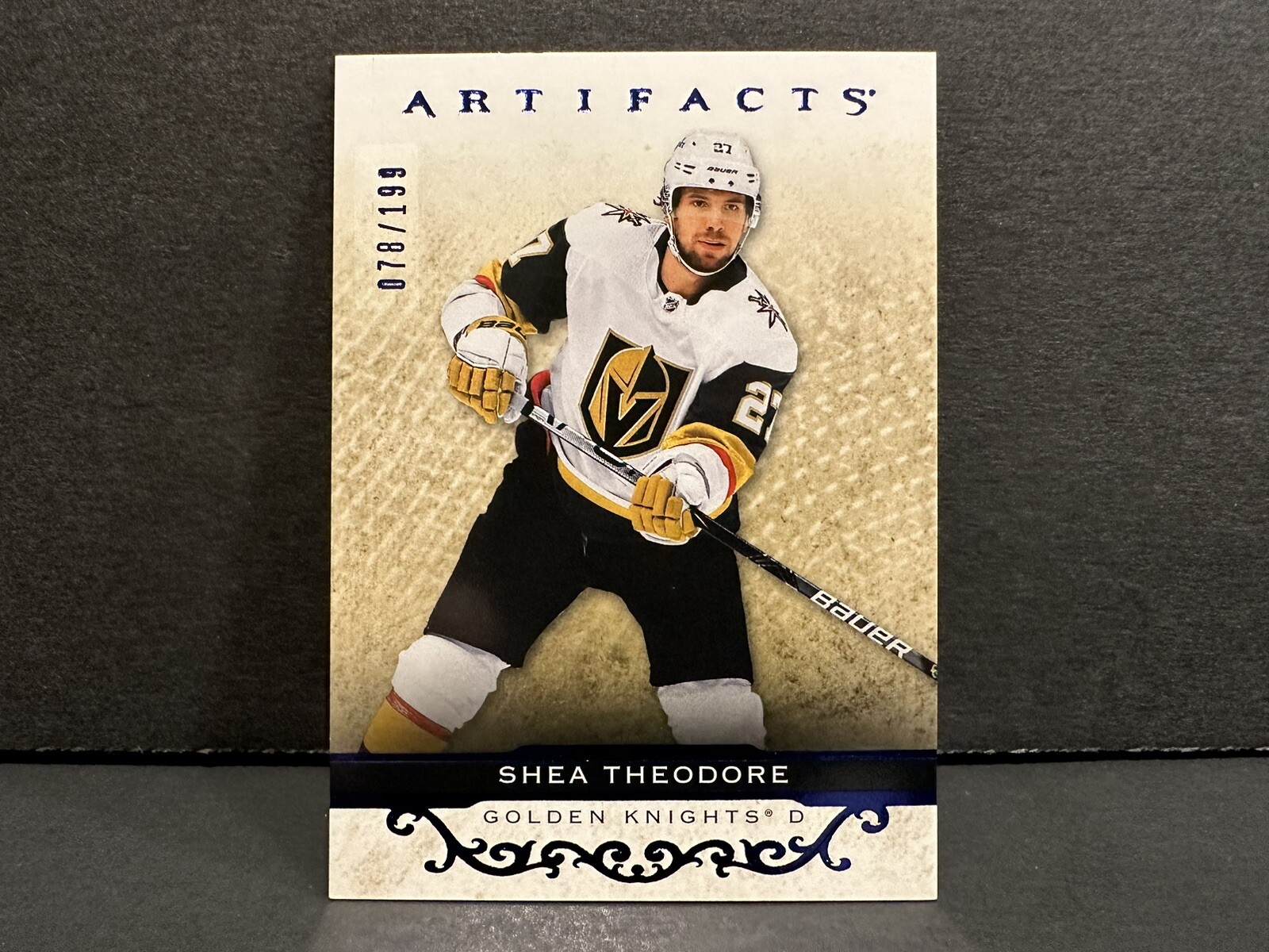 2021-22 Upper Deck Artifacts Royal Blue /199 Shea Theodore #47 Hockey Card NHL!
