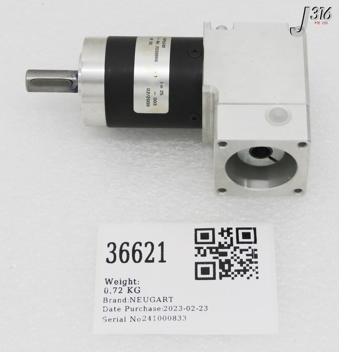 36621 NEUGART ANGLED PLANETARY GEARHEAD, 2038866-1 (NEW) WPLE40 | eBay