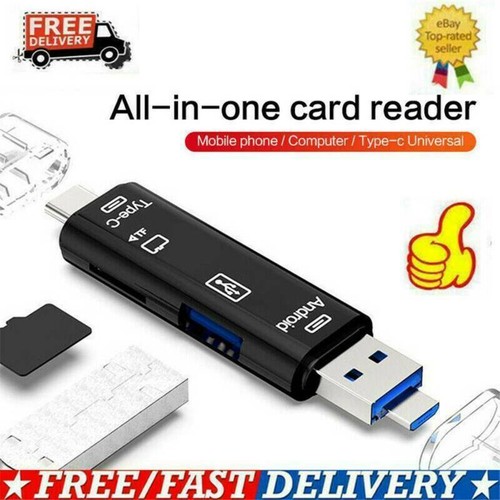5 in1 USB 3.0 Type C / USB / Micro USB SD TF Memory Card Reader OTG Adapter Tool - 第 2/9 張圖片
