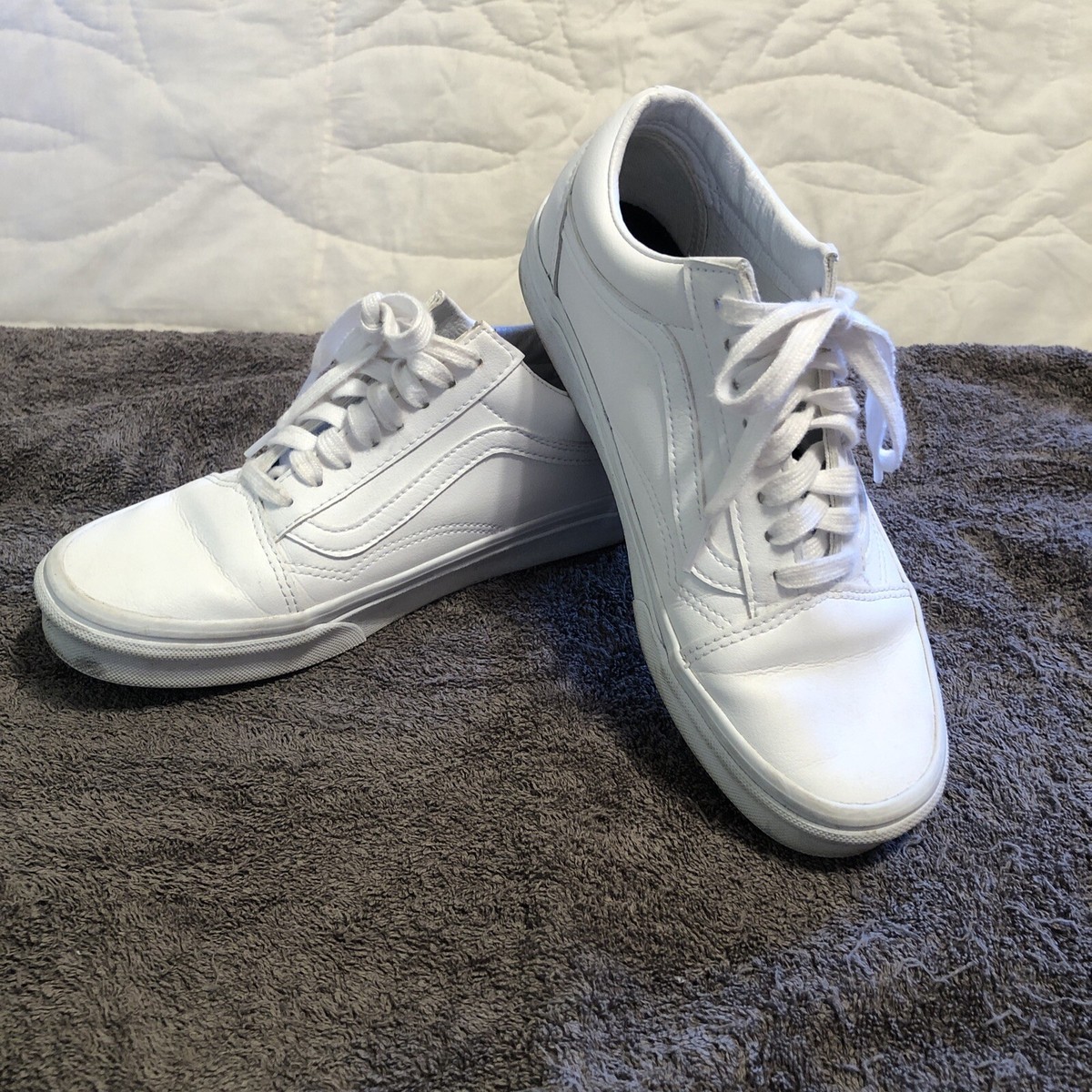 Vans Unisex Off The Wall 721356 White Casual Shoes Sneakers Size M