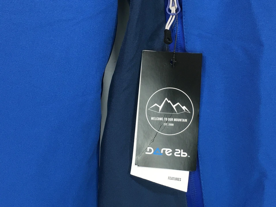 Chaqueta con capucha extraíble con cremallera completa Dare 2b Diligence, para hombre talla S - azul oscuro Foto 3 de 4