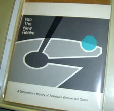 INTO THE NEW REALM Documentary History America’s Venture Into Space 1970 Booklet