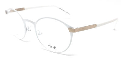 TITAN BRILLE HERREN DAMEN NINE 2253 WHG TITANIUM - WEISS UND GOLD