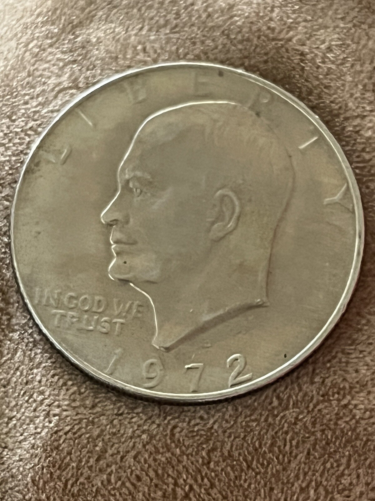 1972 D Rare Rim error EISENHOWER One Dollar Coin $1 Ike US Coin Clad | eBay