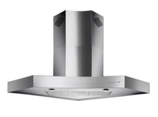 AIRONE cappa ad angolo ZEUS ANGOLARE da 90 o 100 cm in acciaio inox