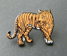 TIGER ANIMAL BIG CAT LAPEL PIN BADGE 1 INCH