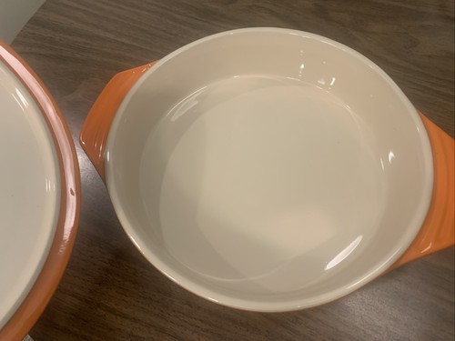 le creuset runder bedeckt Bäcker mit Deckel 24 cm Vulkan - Bild 3 von 6