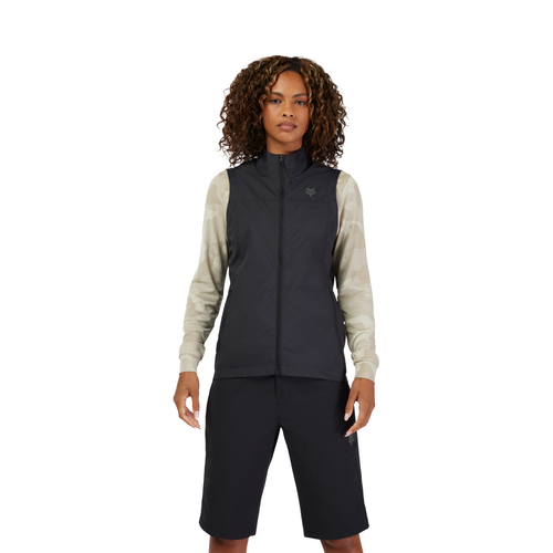 Nuevo chaleco de viento FOX RACING MTB Ranger para mujer ESTILO #: 33387-001-S / NEGRO - Imagen 4 de 8