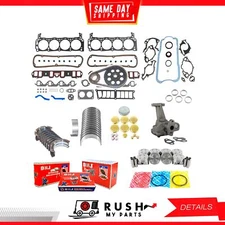 92-96 Master Engine Rebuild Kit For Ford Bronco 5.0L V8 OHV 16v DNJ EK4113AM