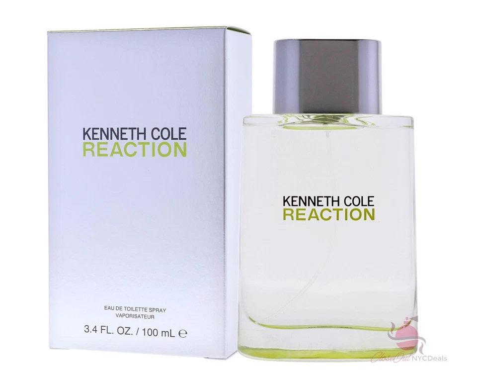Kenneth Cole Reaction Colônia 3,4 oz/100 ml Eau De Toilette Spray Masculino - Selado - Imagem 4 de 4