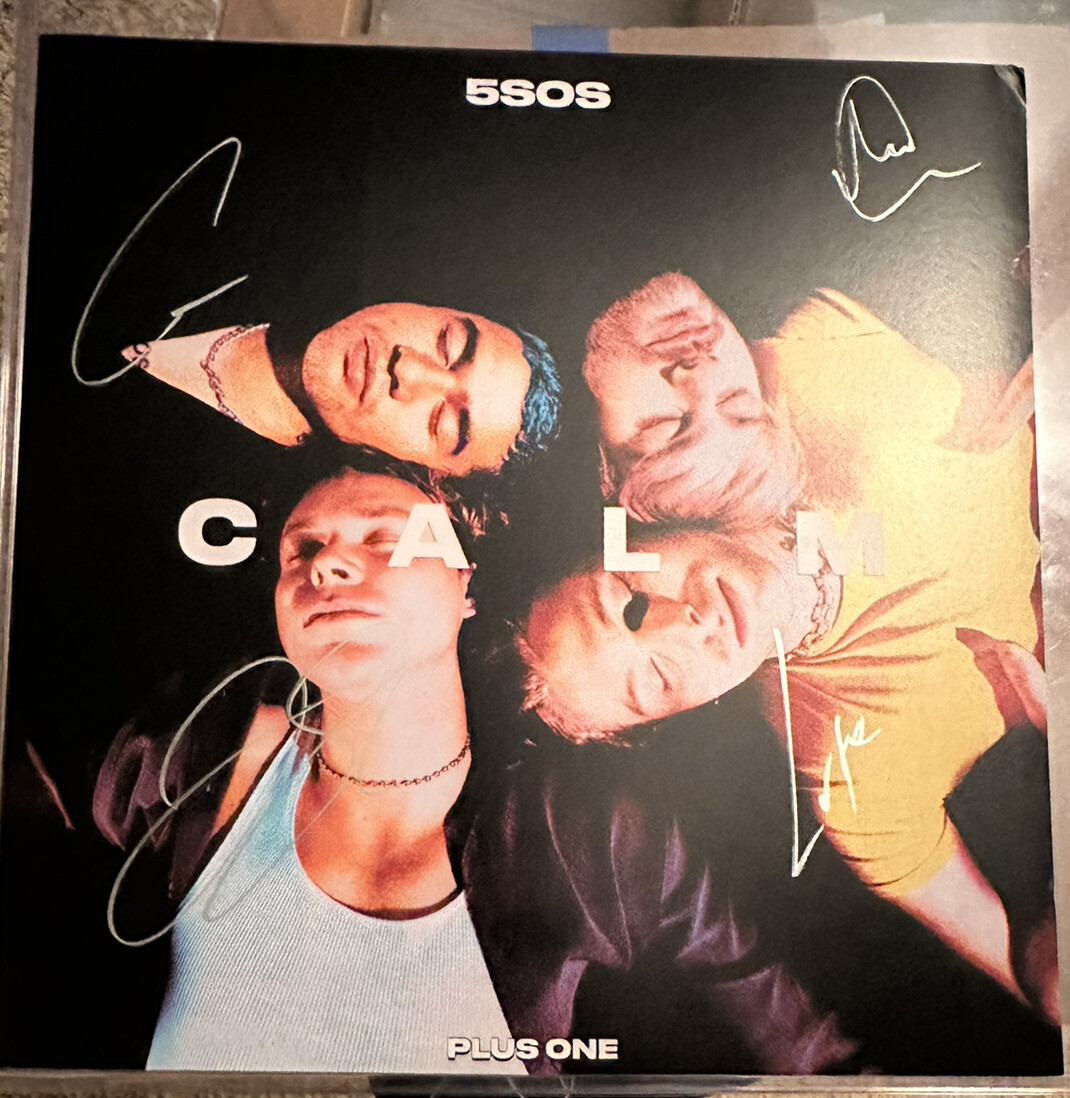 5SOS 5 Seconds of Summer Signed Autograph Autographed Calm 12x12