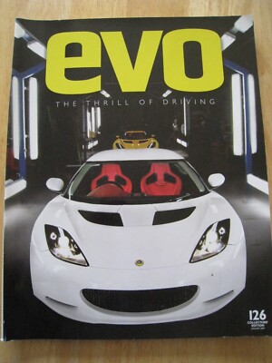 EVO MAGAZINE 126 JAN 2009 LOTUS EVORA NISSAN RUF CTR3 RENAULTSPORT MEGANE