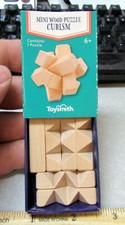 mini wood puzzle, Cubism puzzle, new in original box by Toysmith ages 6 