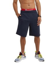 Champion Men's SMALL, 10 Powerblend Fleece Lined Shorts Logo Pockets, NWT