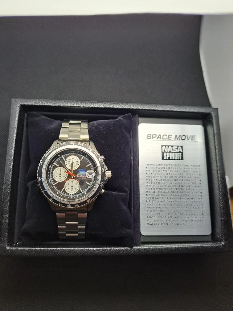 SEIKO NASA SPINOFF クロノグラフ SPACE MOVE Limited Edition Seiko x NASA Spinoff Chronograph: Embrace