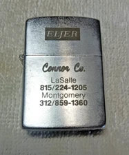 Vtg Lighter advertising Eljer Connor co