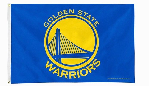 NBA Golden State Warriors 3x5 Flag Pro Banner With Brass Gromments - Picture 2 of 9
