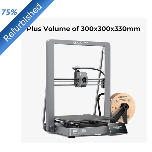 【75% Refurbished】Creality Ender-3 V3 Plus 3D-Drucker 600 mm/s Schnelle Geschwind