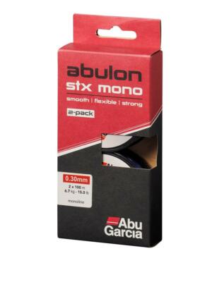 Abu Garcia 2 x 100m Packung Abulon STX Monofilament blau mono - AUSVERKAUF