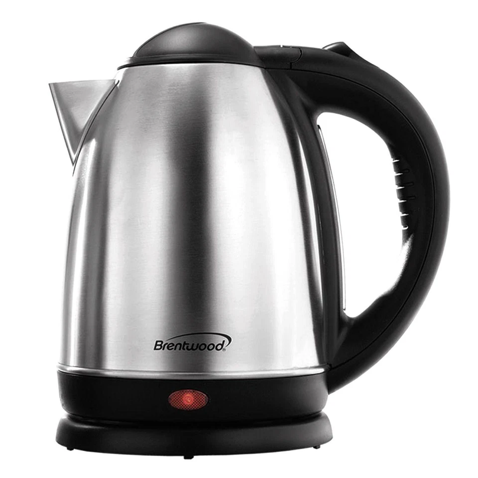 Brentwood 1.7 L Stainless Steel Electric Cordless Tea Kettle 1000W-Brushed|1470 - Image 2 of 4