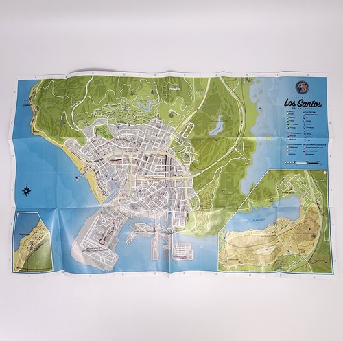 Grand Theft Auto V Five - Playstation 3 PS3 - Incl. Map - Picture 9 of 12