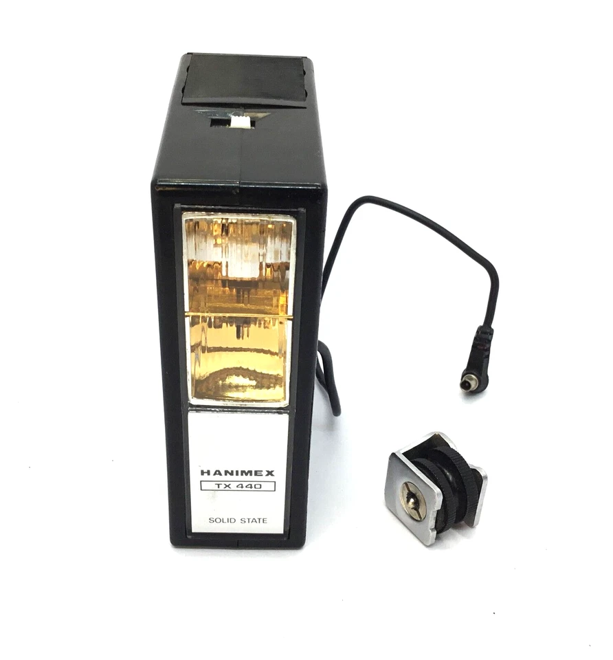 Unidad flash cámara vintage HANIMEX TX 440 ESTADO SÓLIDO + accesorio + estuche acolchado Foto 2 de 4