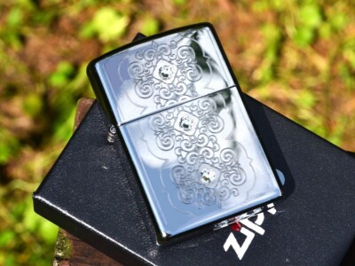 Zippo スターリングシルバー ビクトリアンデザイン