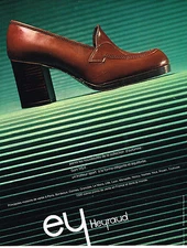 ADVERTISEMENT 1974 HEYRAUD shoes EY