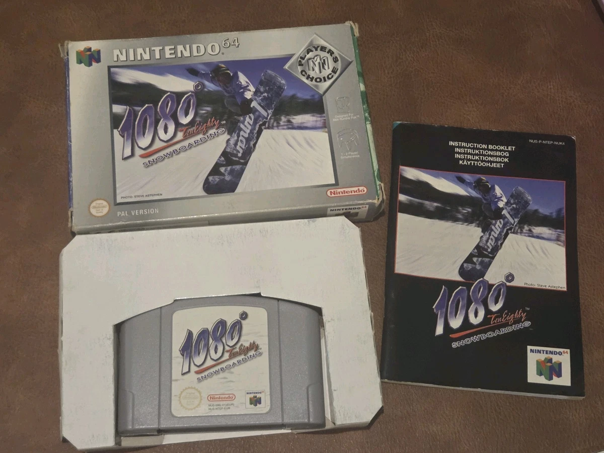 N64 - 1080 Snowboarding (Complete in Box / A / With Manual